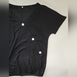 Waffle Knit Small Short Sleeve Top